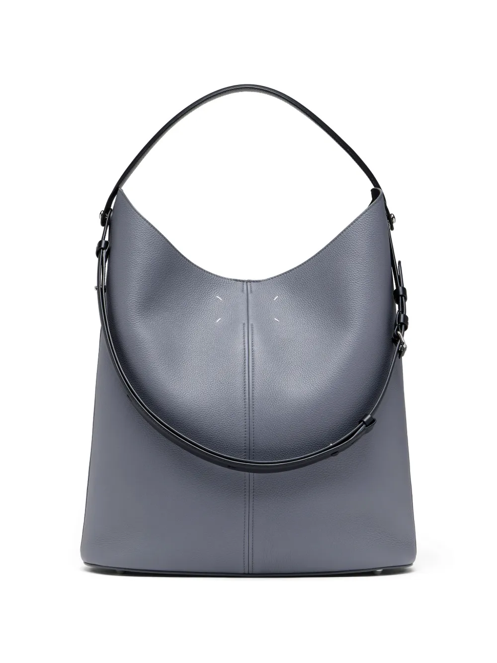 Maison Margiela XL Dress-Age leren schoudertas Blauw