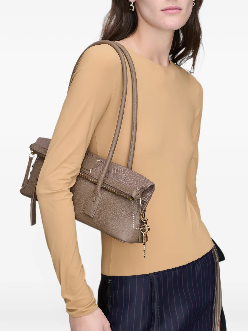 Maison Margiela 5AC leren schoudertas Bruin