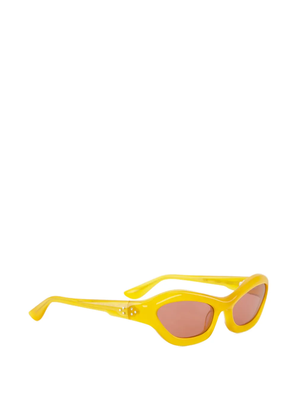 Port Tanger Hayya cat-eye zonnebril Geel