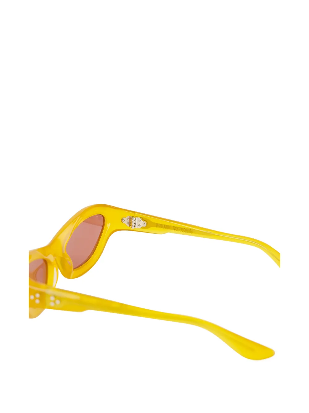 Port Tanger Hayya cat-eye zonnebril Geel