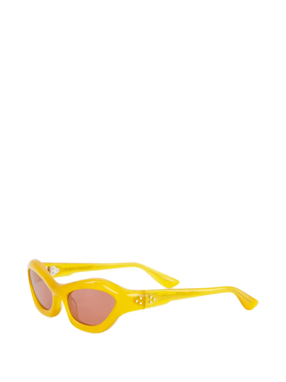 Port Tanger Hayya cat-eye zonnebril Geel