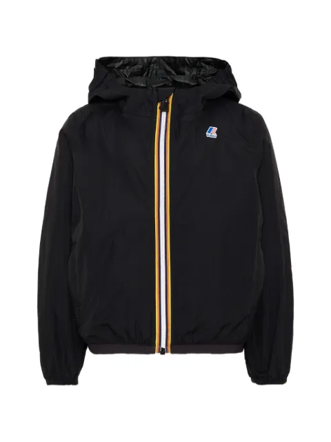 K Way Kids Claude logo-patch hooded jacket