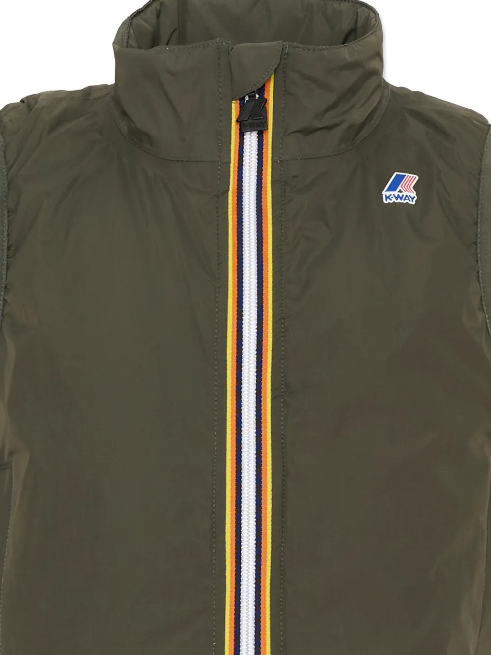 K Way Kids Rouland gilet met logopatch Groen