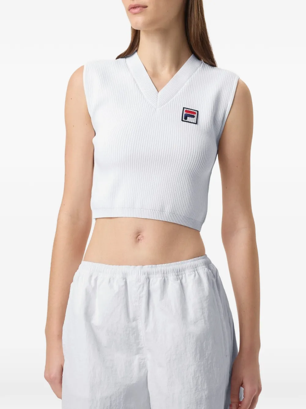 Fila x Hailey F-Box gilet Wit