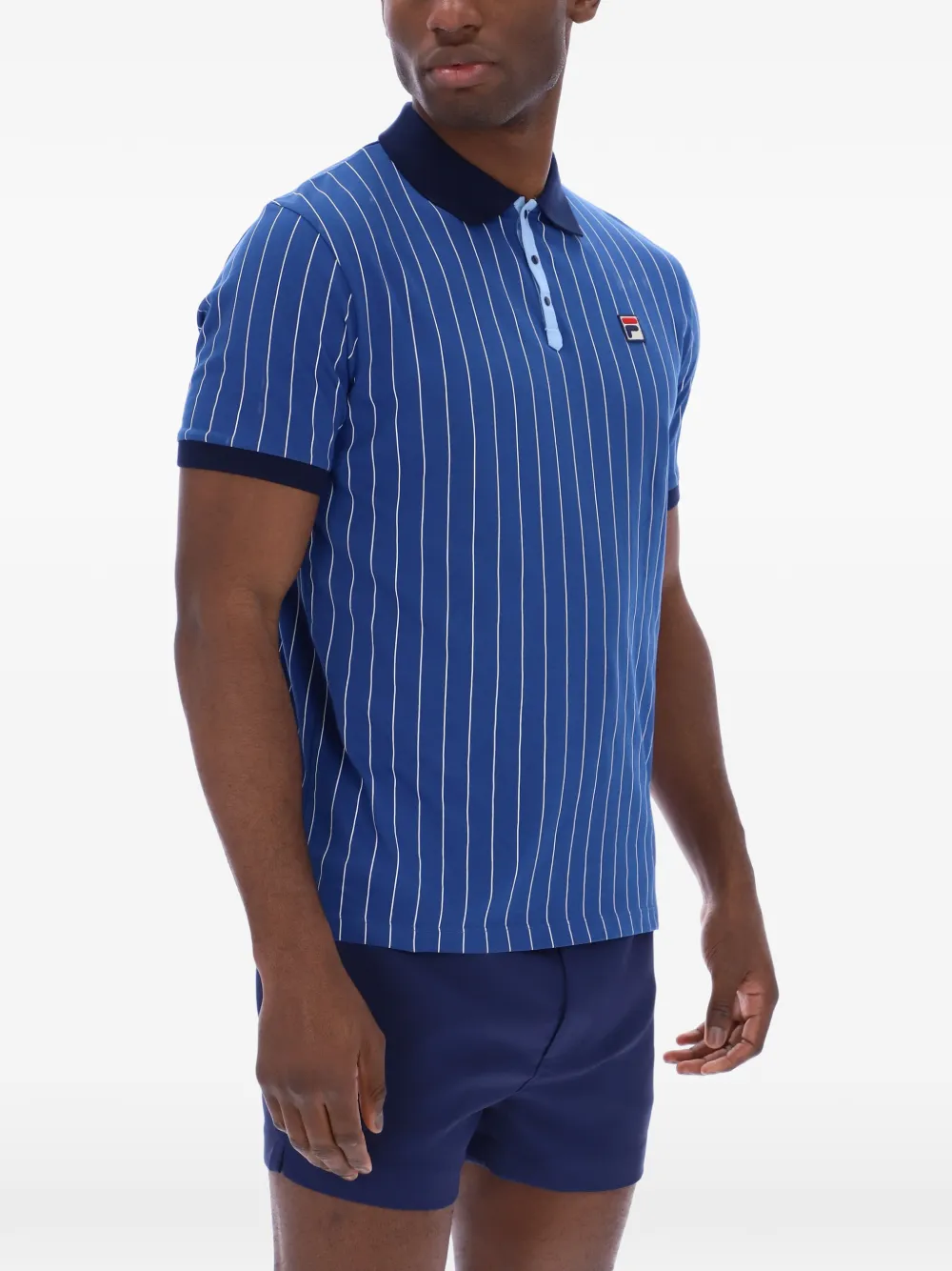 Fila BB1 gestreept poloshirt Blauw