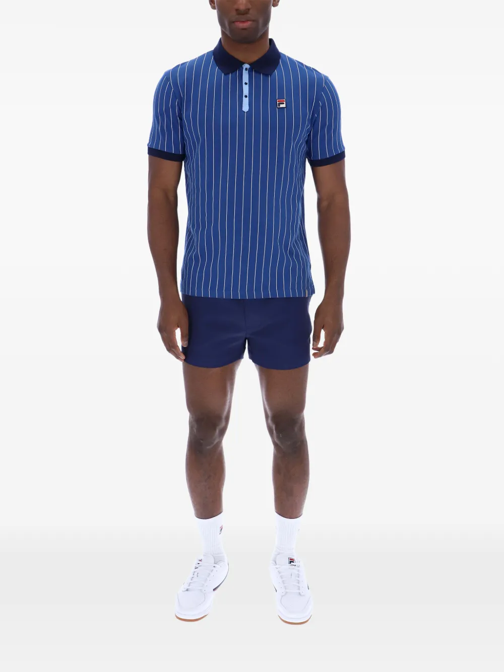 Fila BB1 gestreept poloshirt Blauw