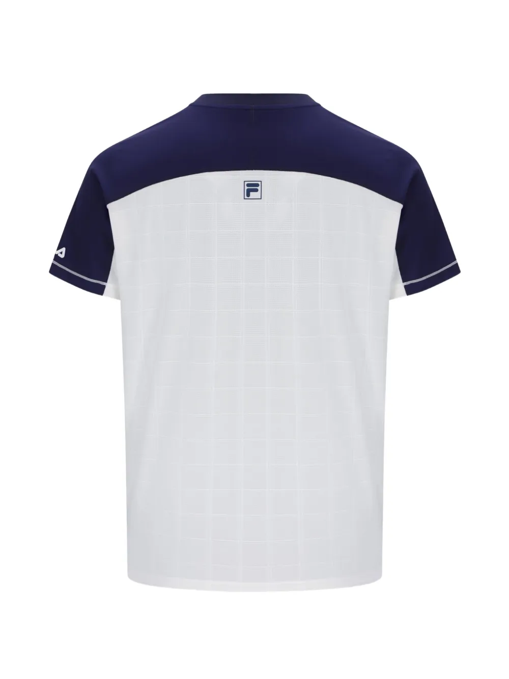 Fila Henry Neck contrast-trim henley T-shirt Wit