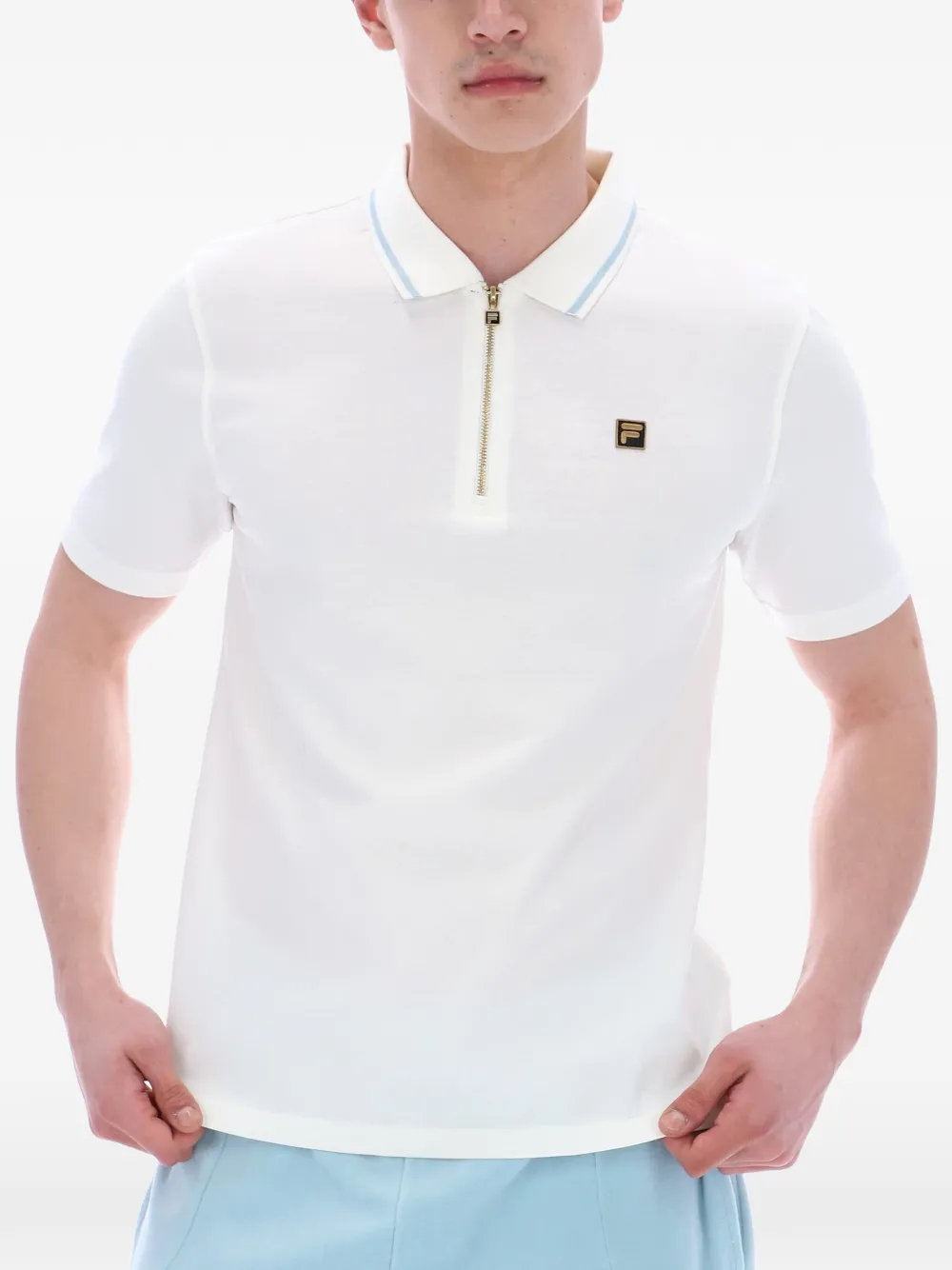 Fila Lemar poloshirt met ritssluiting Wit