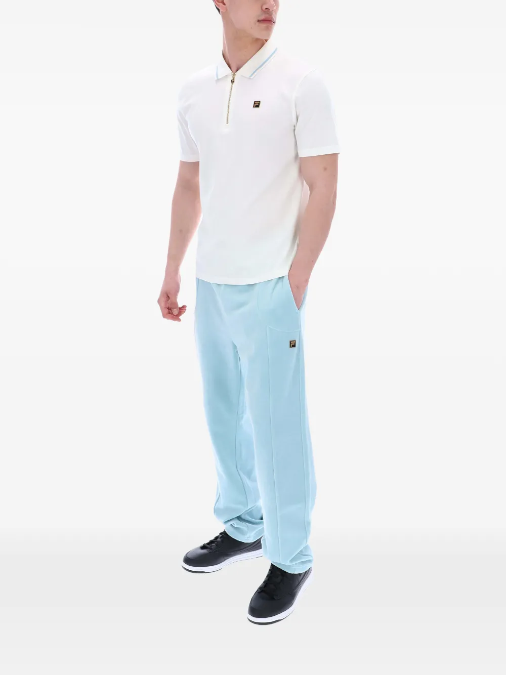 Fila Lemar poloshirt met ritssluiting Wit