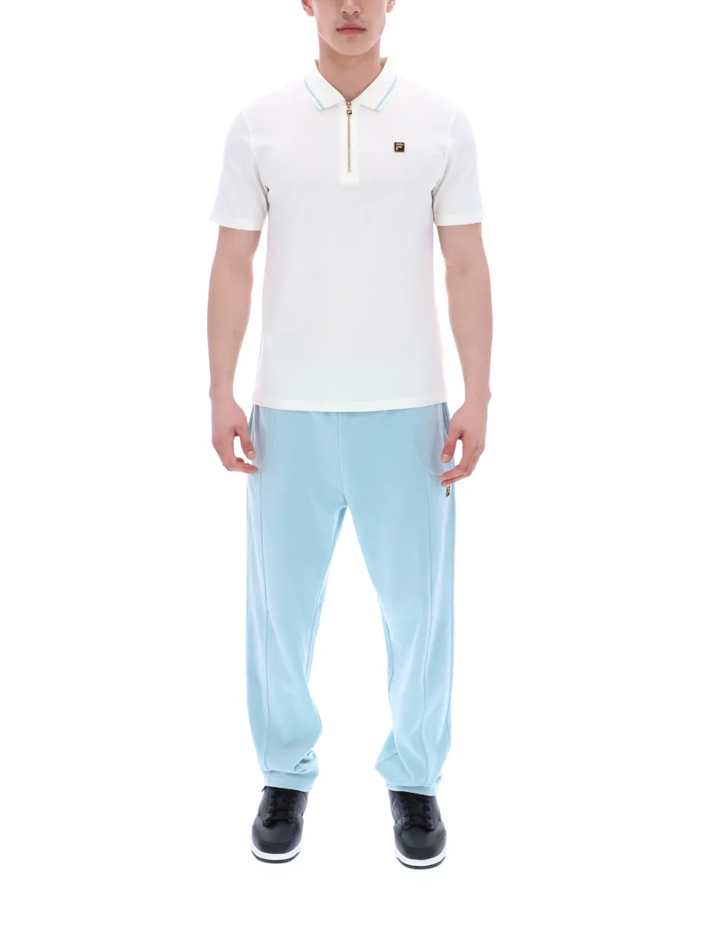 Fila Lemar poloshirt met ritssluiting Wit