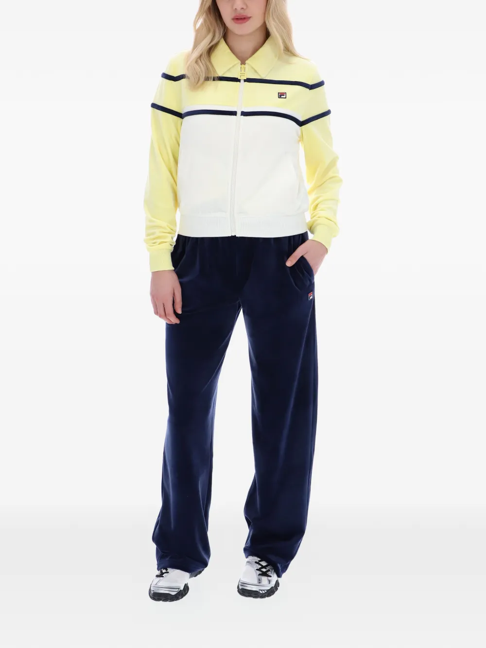 Fila Giovana cropped top Geel