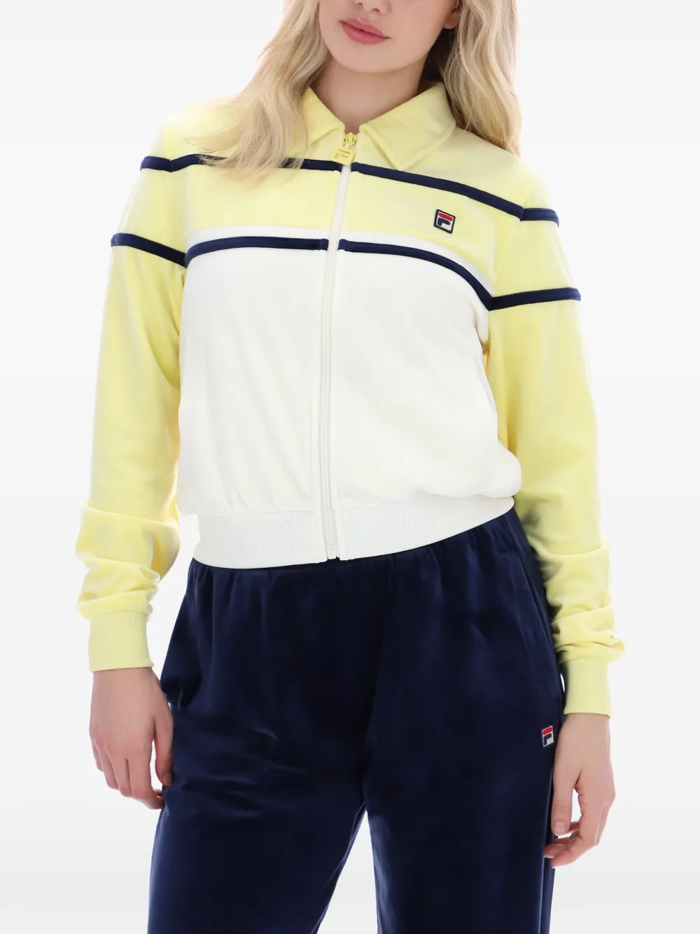 Fila Giovana cropped top Geel
