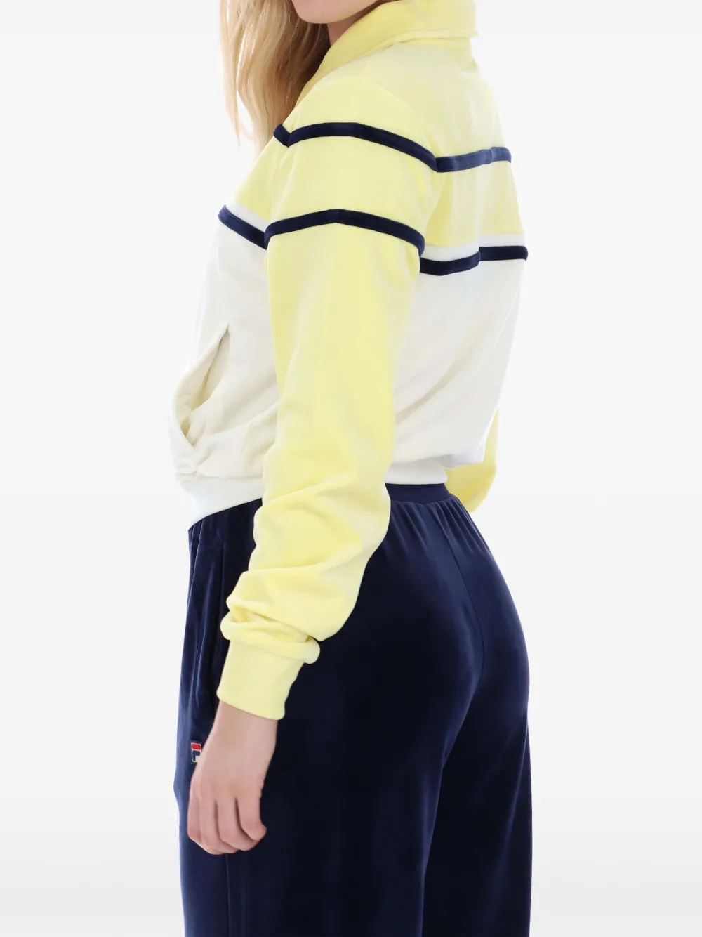 Fila Giovana cropped top Geel