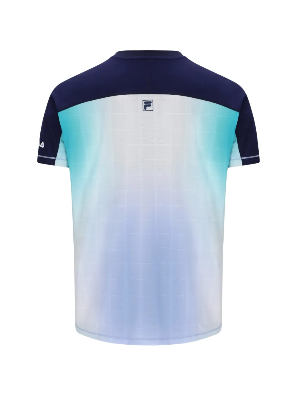 Fila Henry Neck Tennis T-shirt met logopatch Blauw