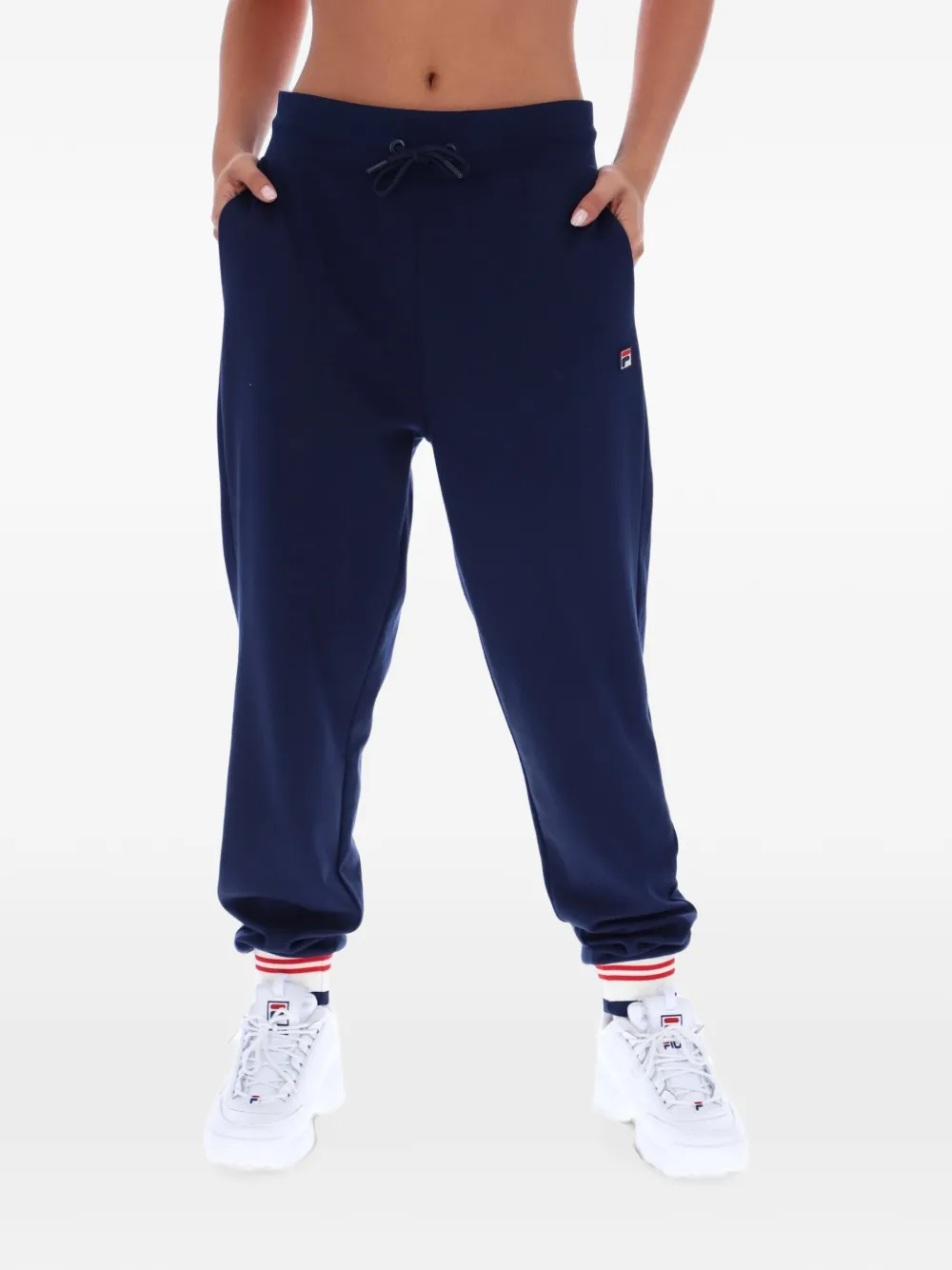 Fila Jianna trainingsbroek met omgeslagen pijpen Blauw