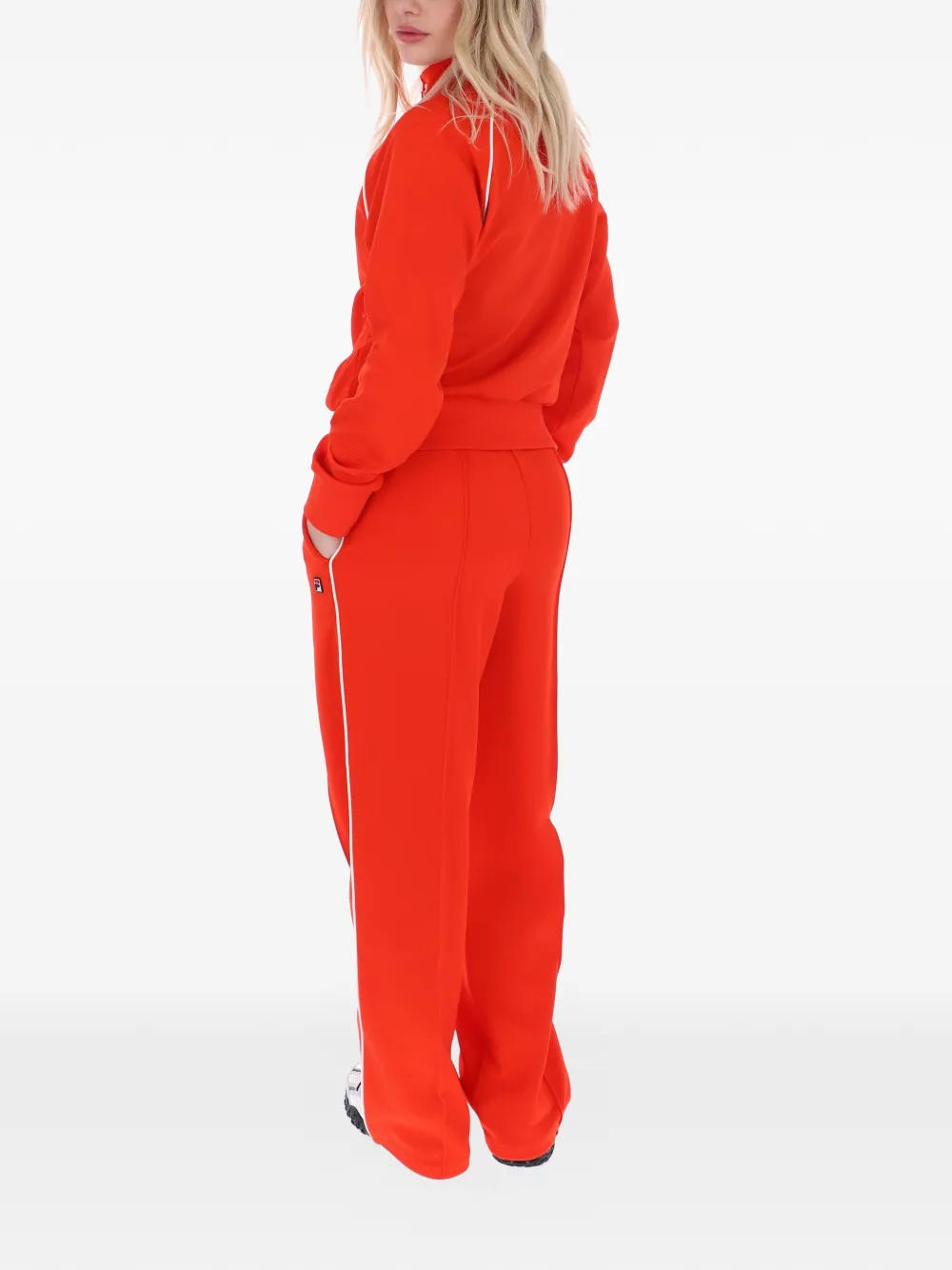 Fila Diano trainingsjack met afwerking van touw Rood