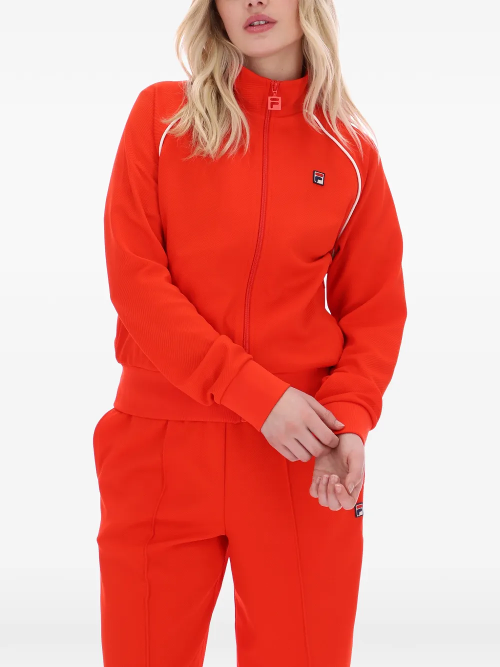 Fila Diano trainingsjack met afwerking van touw Rood