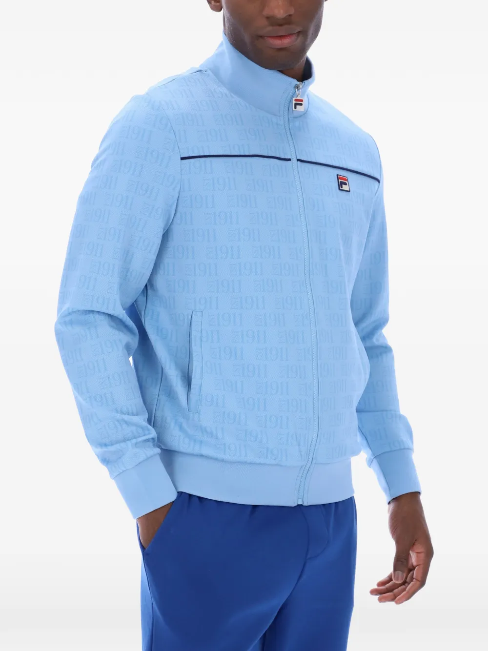 Fila Gennaro 1911 trainingsjack met monogramprint Blauw