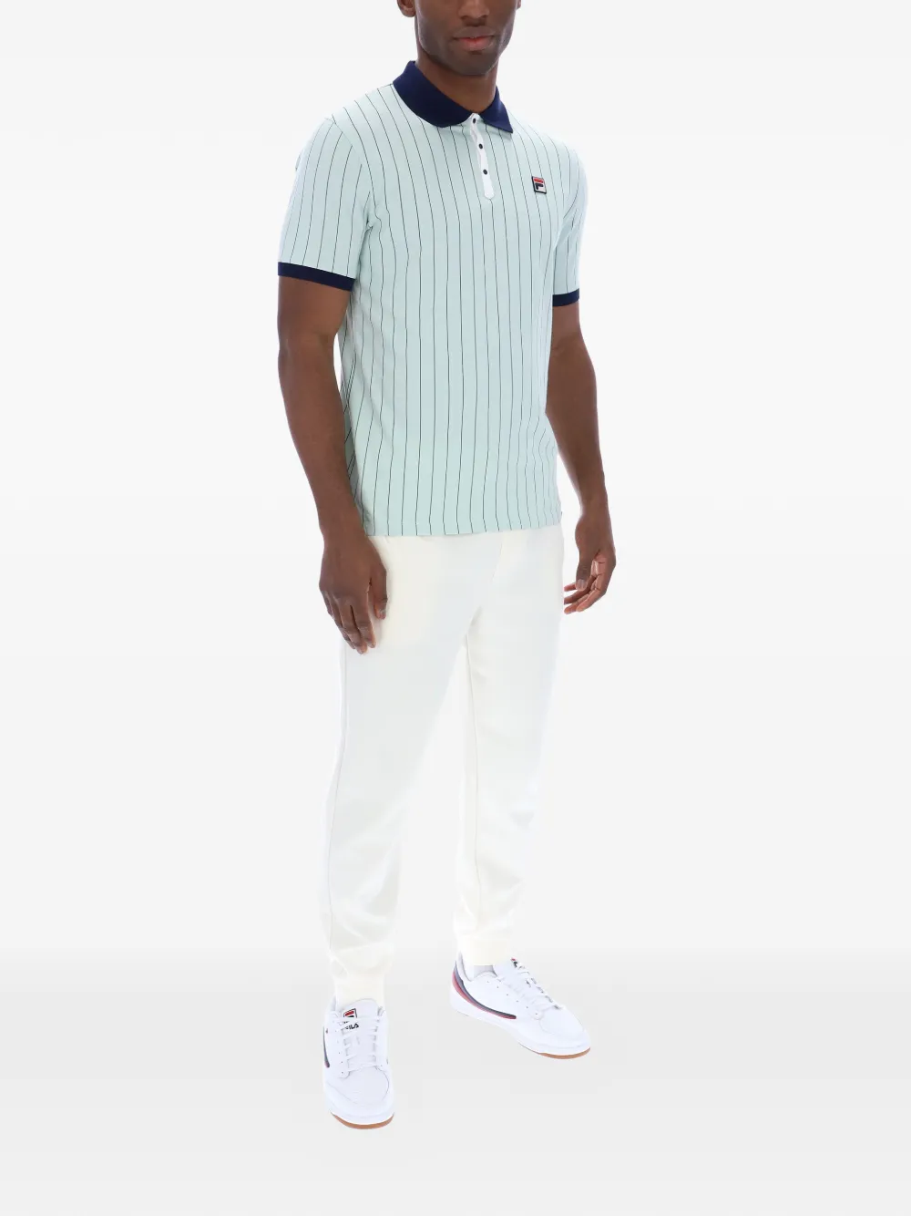 Fila BB1 gestreept poloshirt Blauw