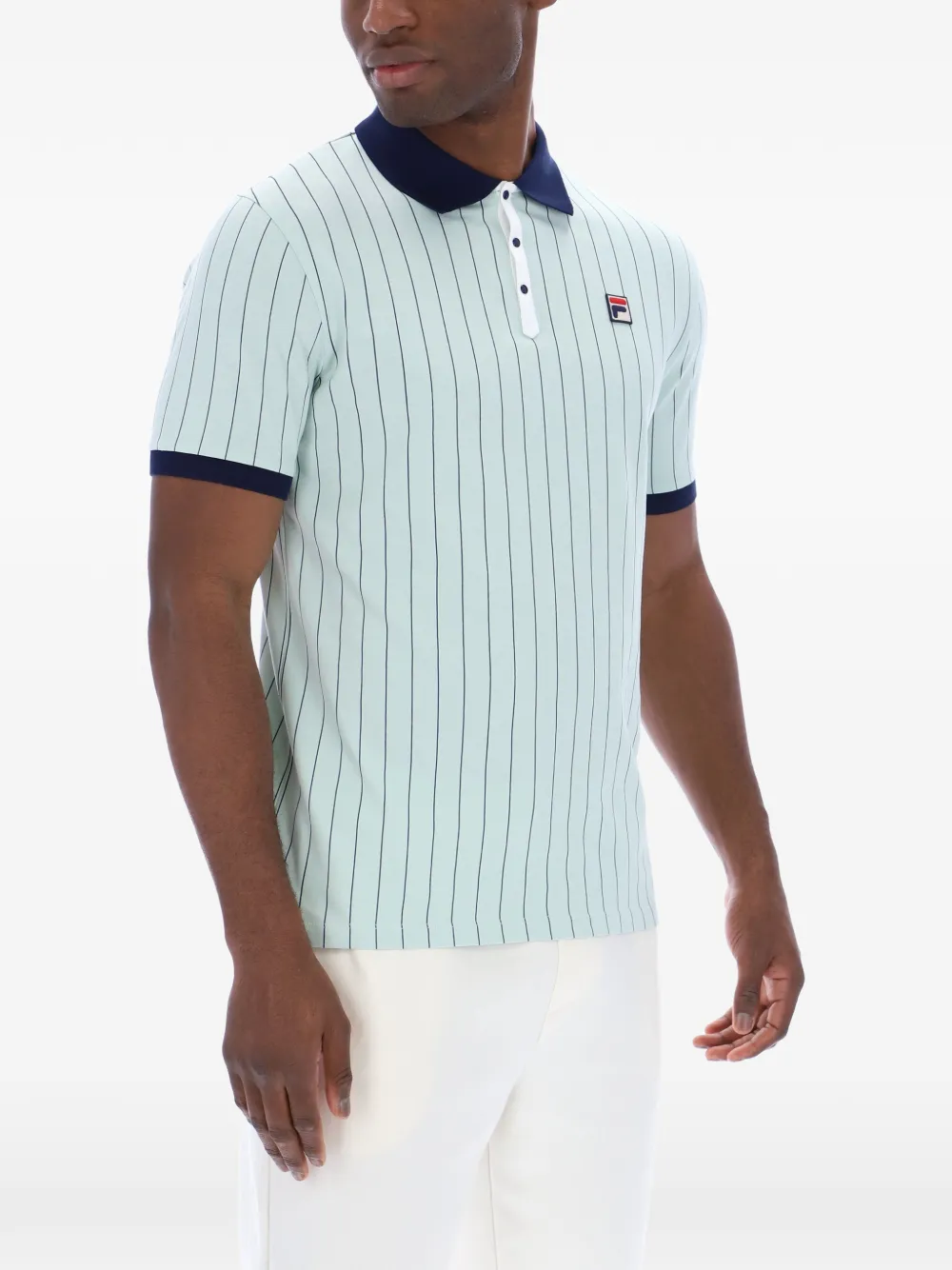 Fila BB1 gestreept poloshirt Blauw