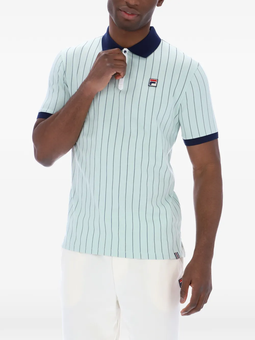 Fila BB1 gestreept poloshirt Blauw