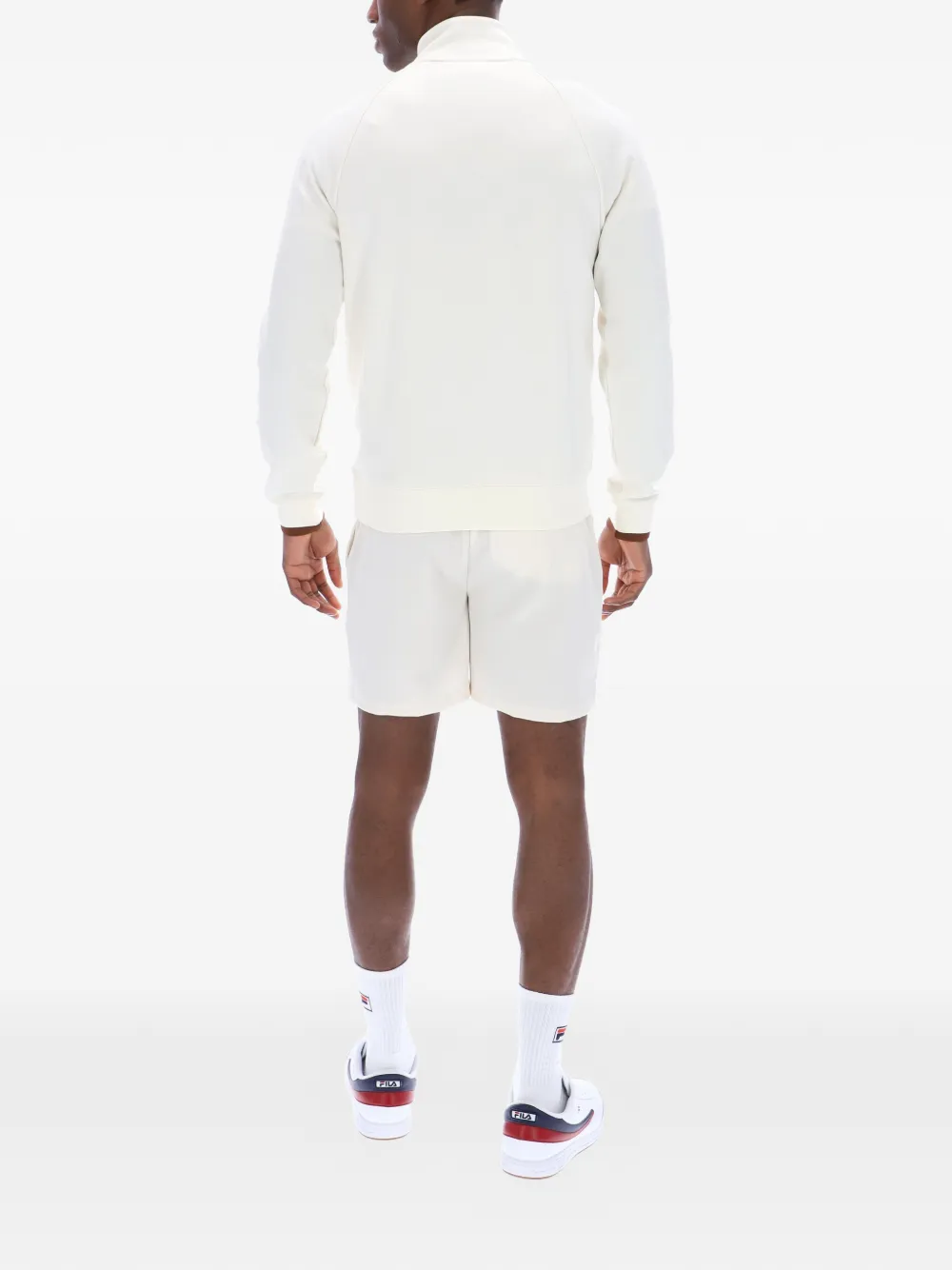 Fila Rolando sweater met rits Wit