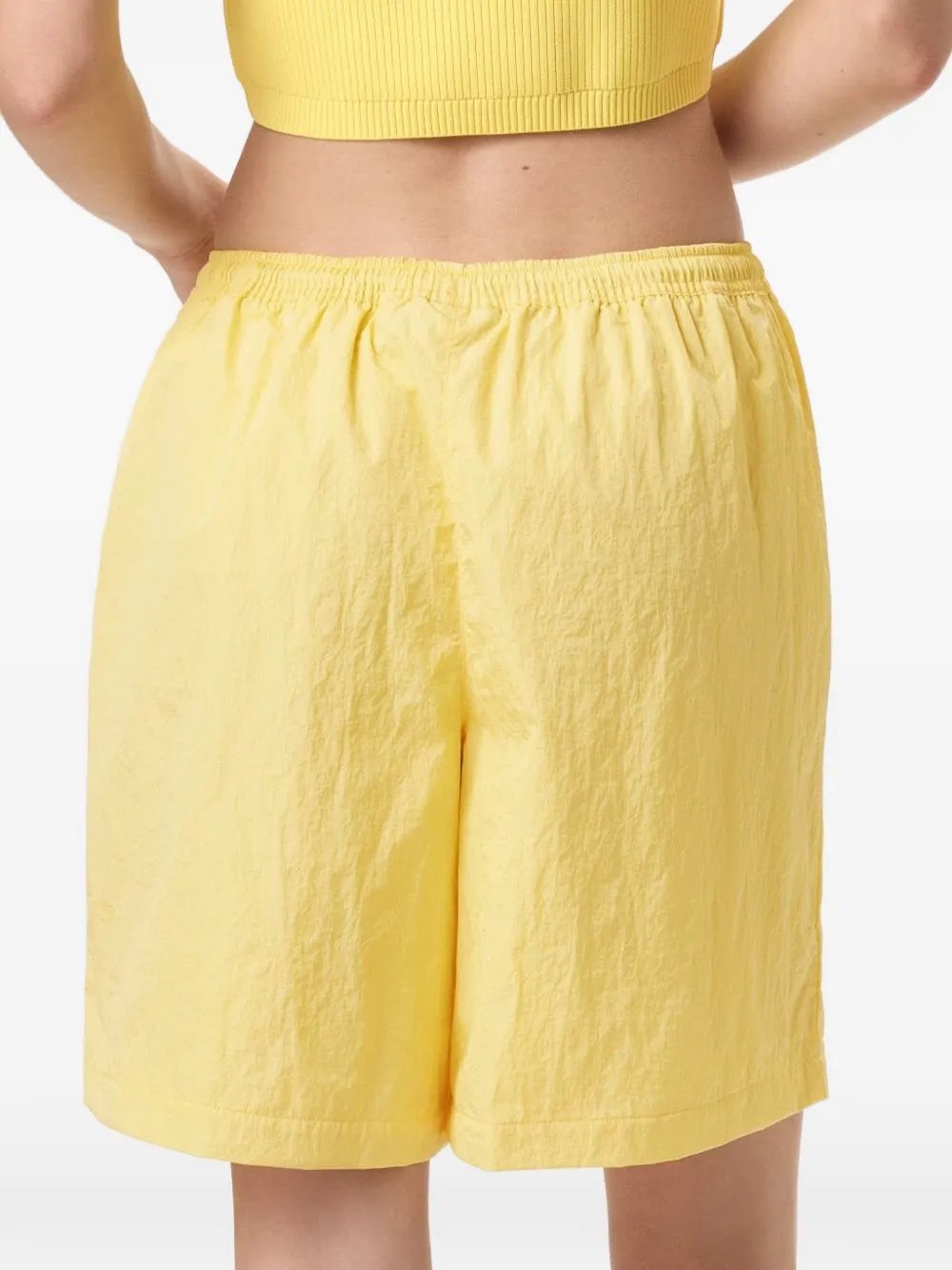 Fila x Hailey gekreukte trainingsshorts Geel