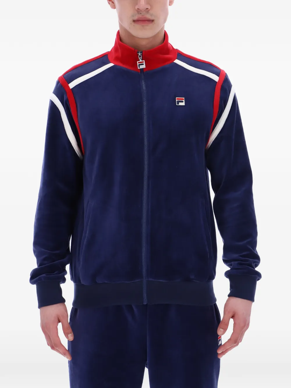 Fila Gabriele sweater met contrasterend vlak Blauw