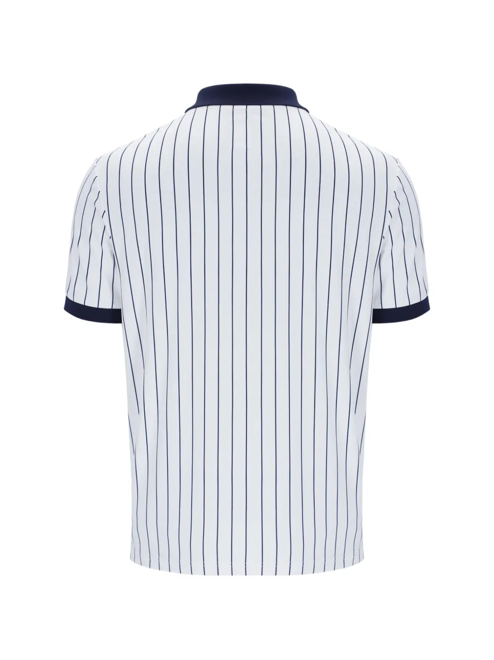 Fila Borg poloshirt met krijtstreep Wit