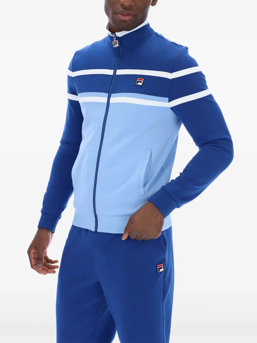 Fila Trainingsjack met colourblocking Blauw