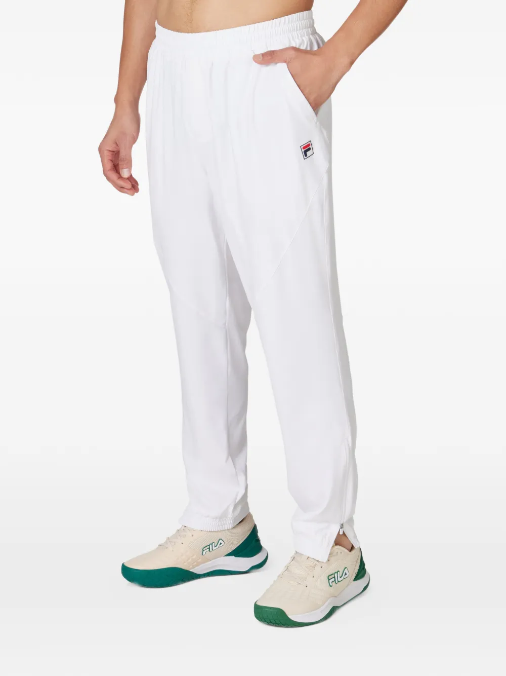 Fila Tennis Court trainingsbroek met logopatch Wit