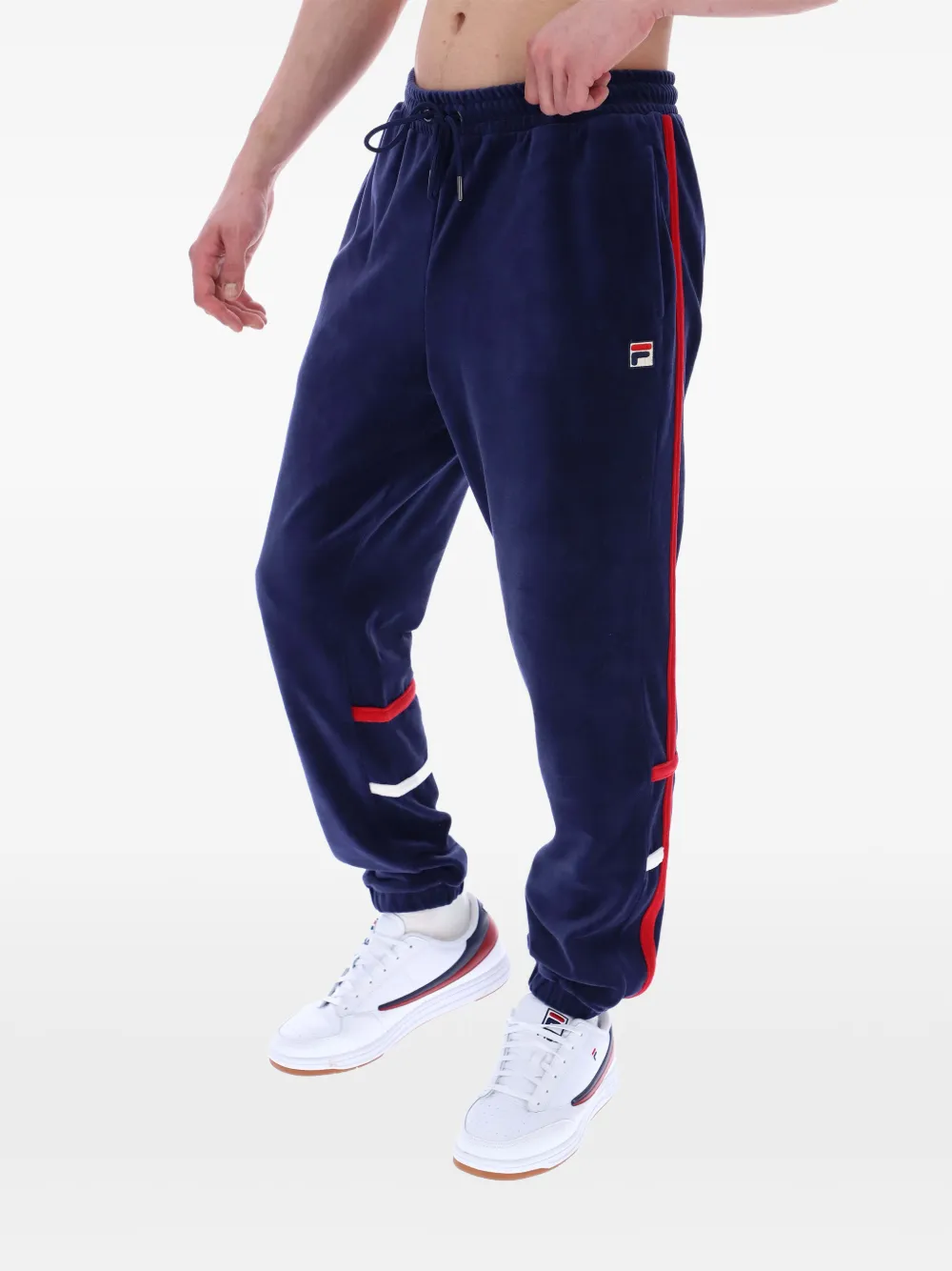 Fila Otello trainingsbroek met contrasterend vlak Blauw