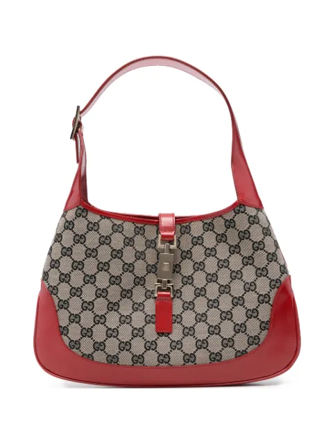 Gucci Pre-Owned 2000's 재키 GG 캔버스 숄더 백