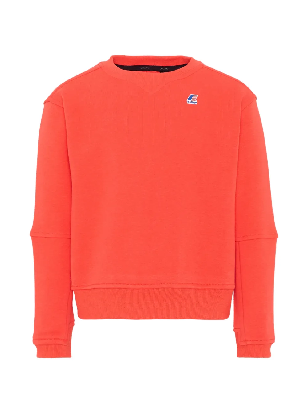 K Way Kids Nael logo-patch sweater - Rosso