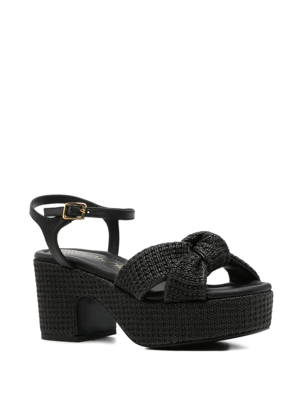 Unisa Kasidi knot-detail sandals Zwart
