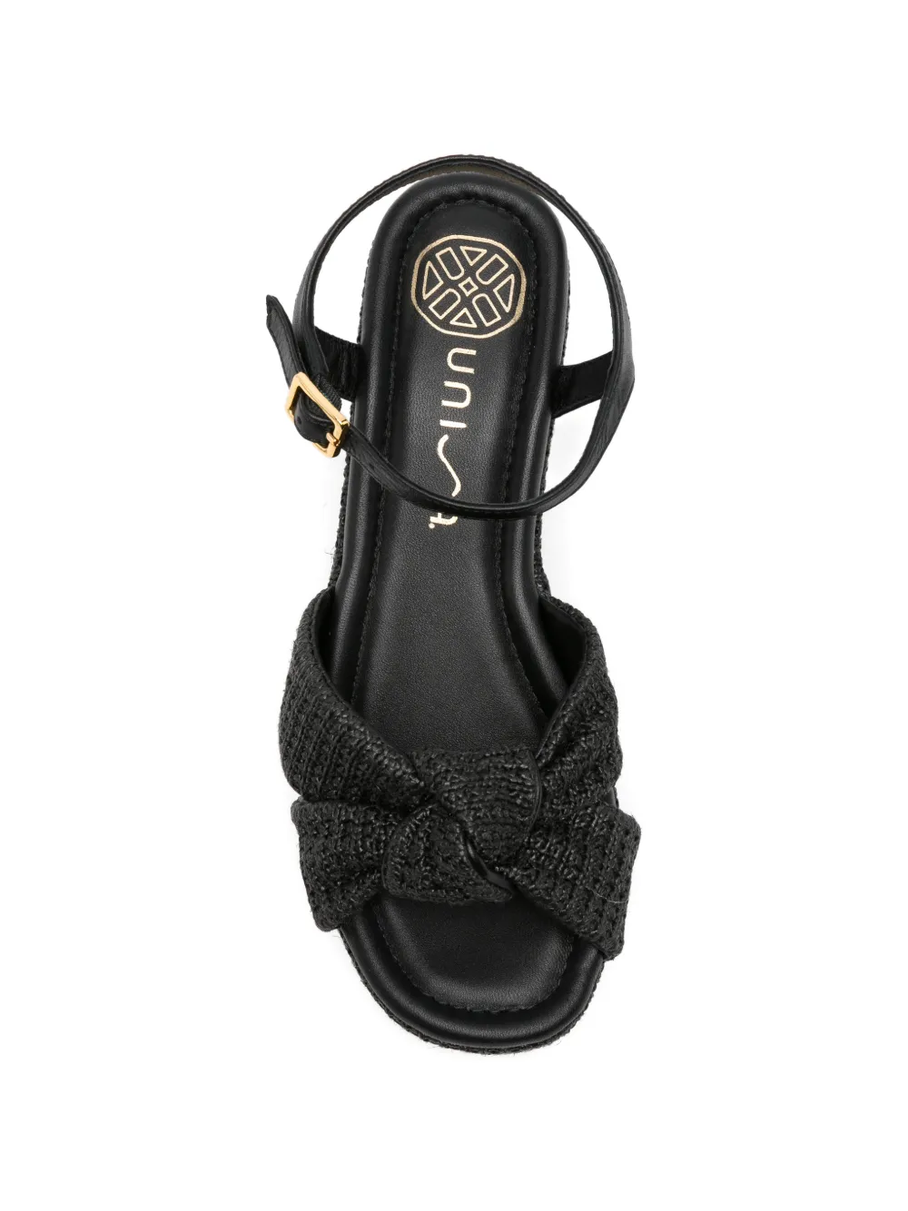 Unisa Kasidi knot-detail sandals Zwart