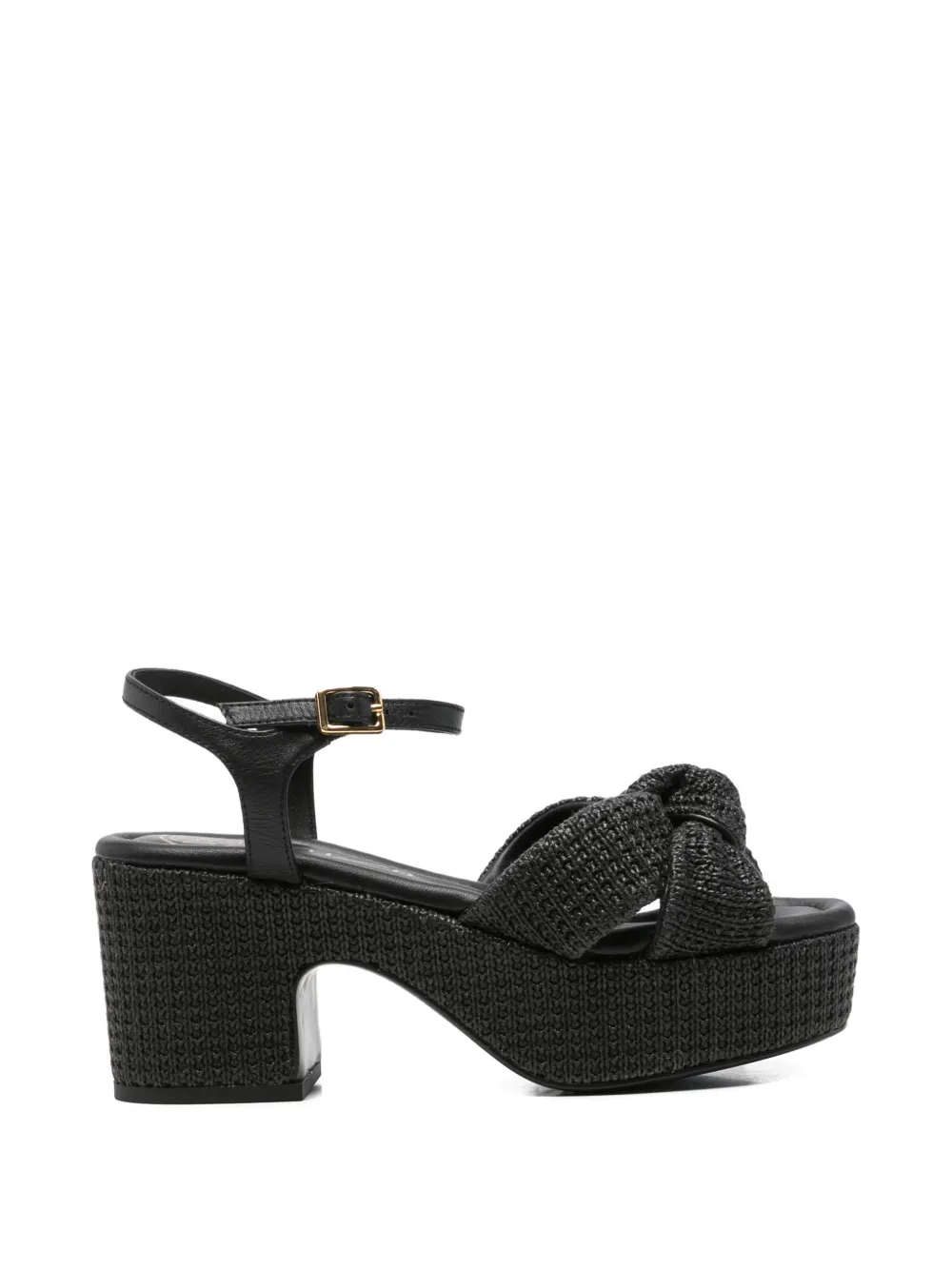 Unisa Kasidi knot-detail sandals Zwart