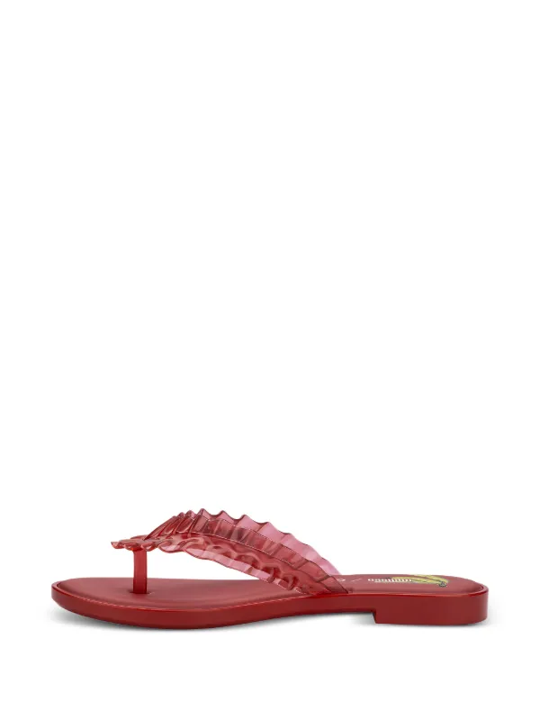 Melissa x Ganni スリムサンダル | レッド | FARFETCH JP