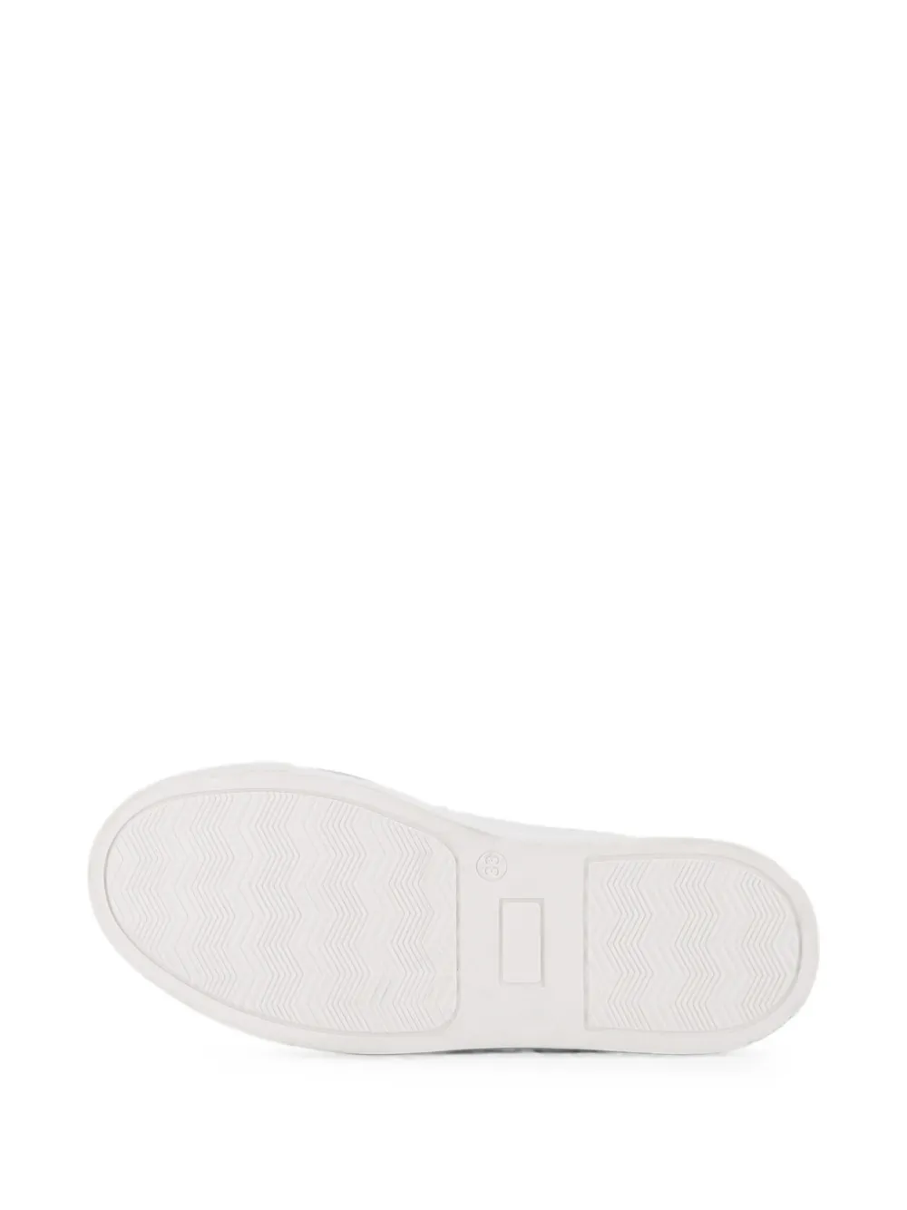Zadig & Voltaire Kids logo-print sneakers Wit