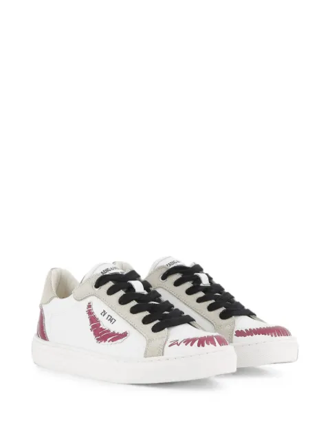 Zadig & Voltaire Kids logo-print sneakers