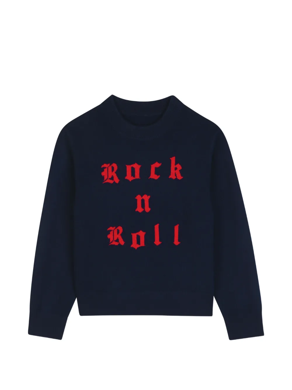 Zadig & Voltaire Kids Maglione con intarsio - Blu