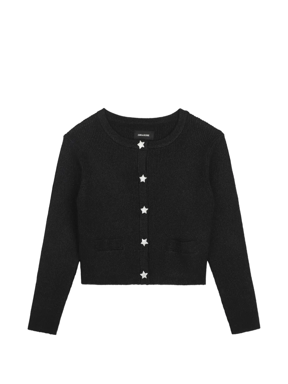 Zadig & Voltaire Kids Cardigan con bottoni - Nero
