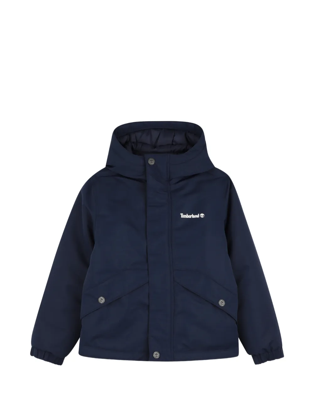 Timberland Kids Parka con stampa - Blu