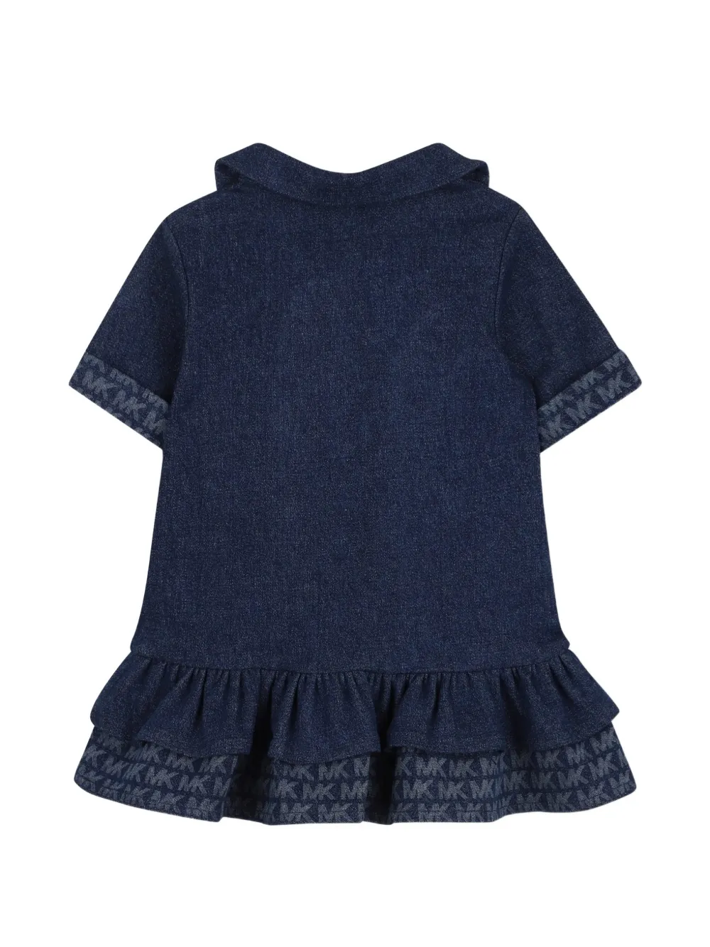 Michael Kors Kids Jurk met logoprint Blauw
