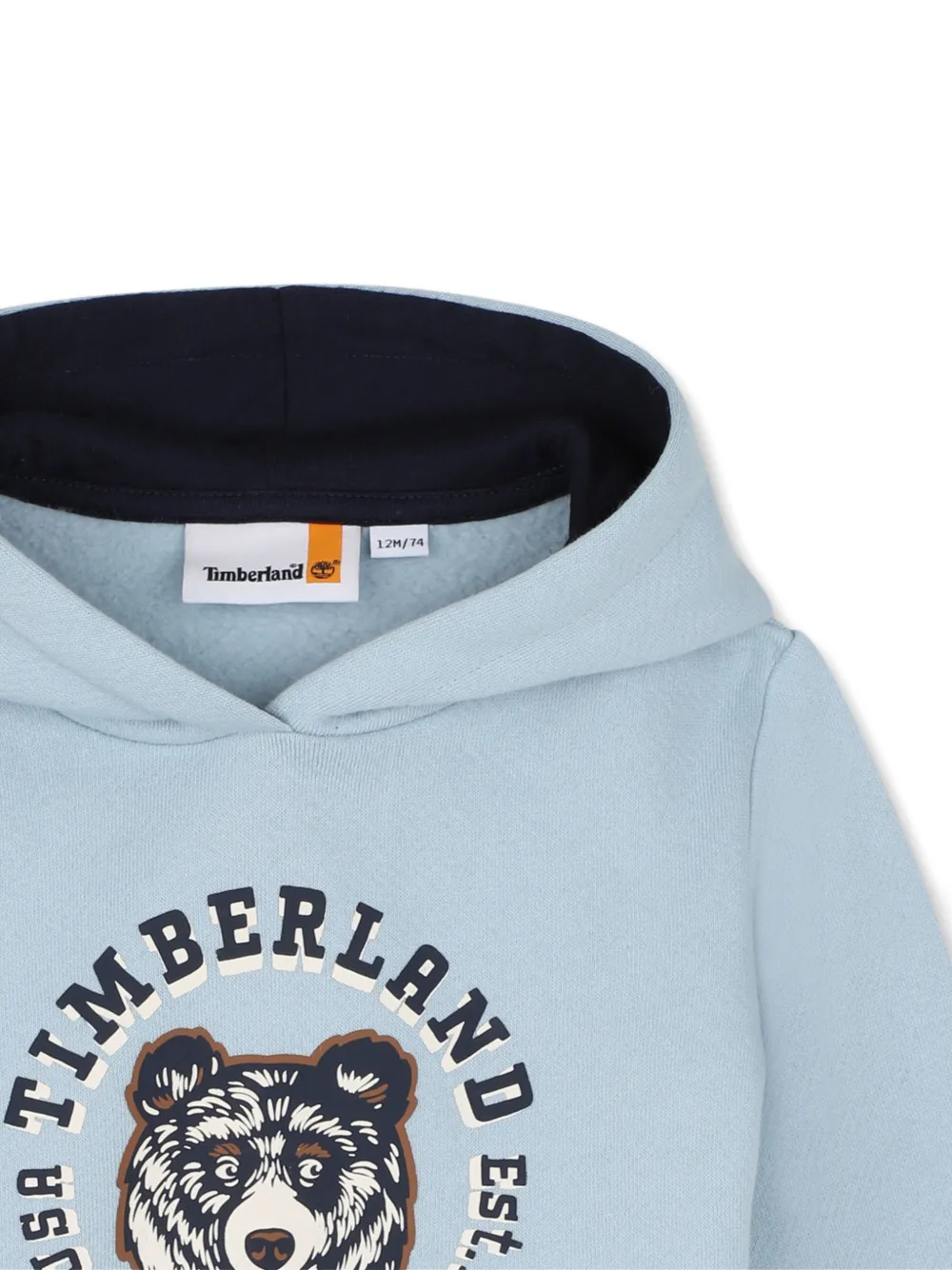 Timberland Kids Hoodie met print Blauw