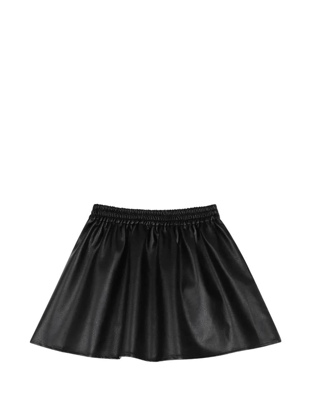 Zadig & Voltaire Kids Rok van imitatieleer met plooien Zwart
