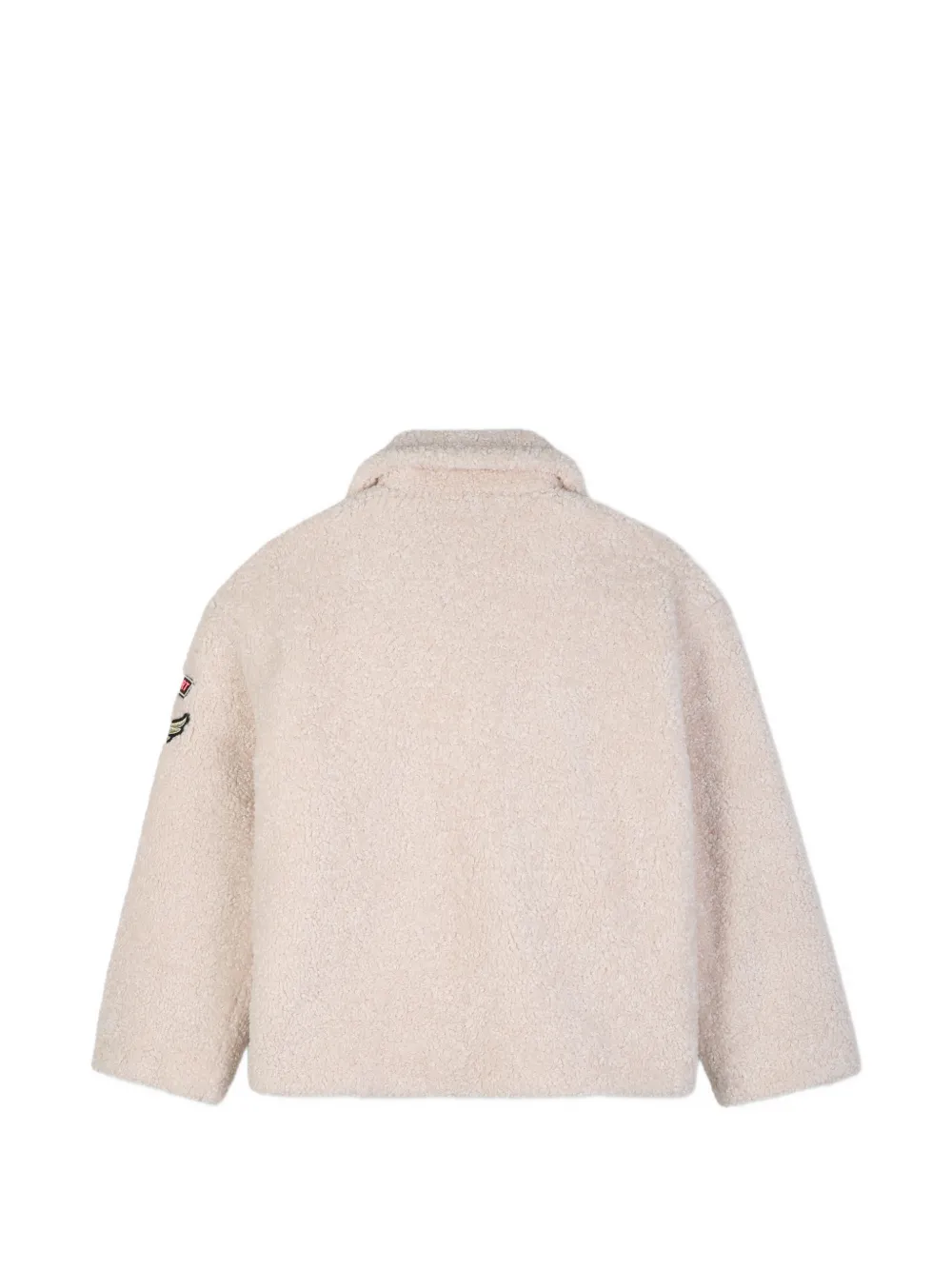 Zadig & Voltaire Kids Jas met dubbele rij knopen Beige