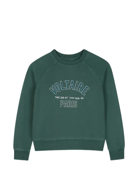 Zadig & Voltaire Kids logo-print sweater