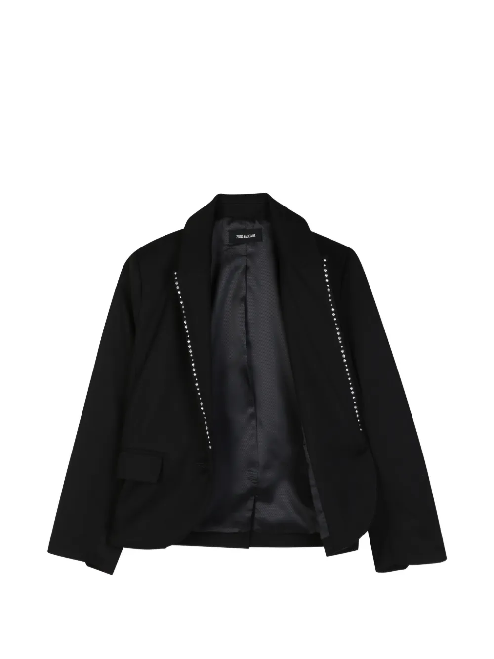 Zadig & Voltaire Kids Blazer met studs Zwart