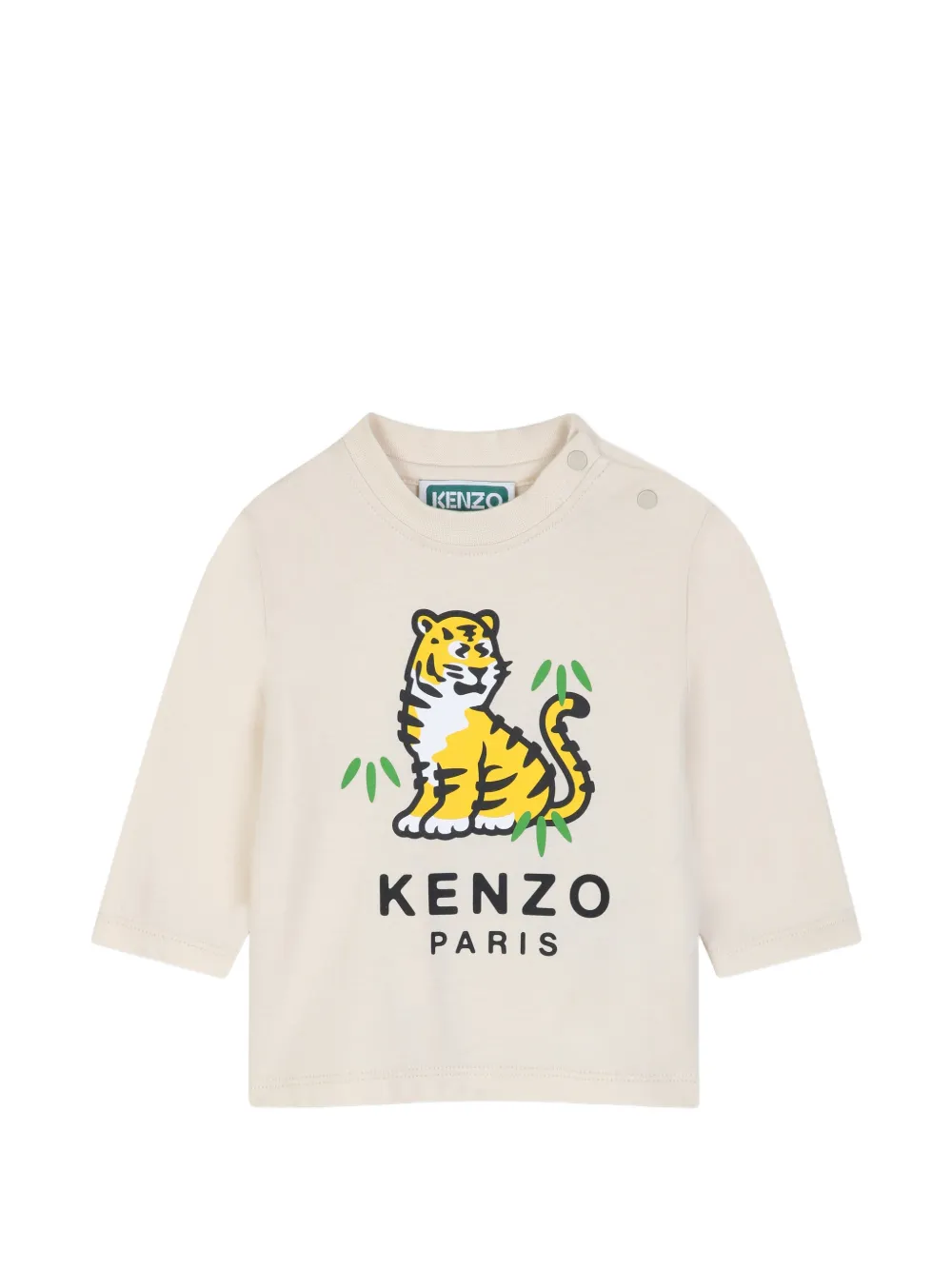 Kenzo Kids T-shirt con stampa - Toni neutri